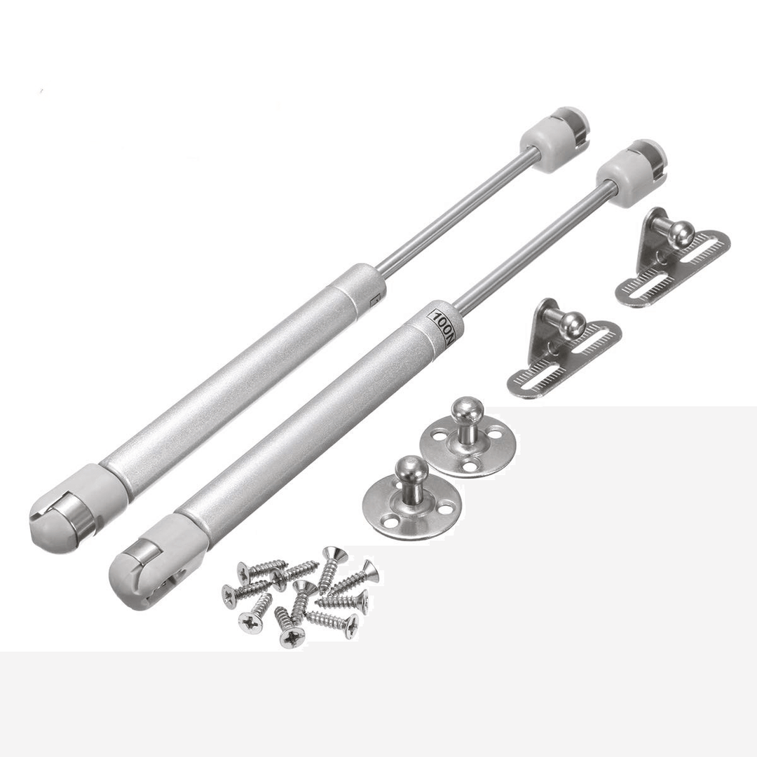 2Pcs 80-150N Hydraulic Gas Strut Lift Support Gas Pressure Spring Damper for Kitchen Cupboard Bookcases Door Hinges - MRSLM