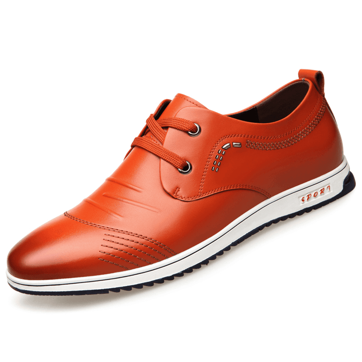 Men Non Slip Soft Casual Leather Shoes