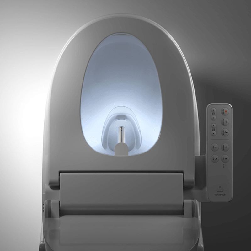 SMARTMI Multifunctional Smart Toilet Seat Covers LED Night Light 4-Grade Adjust Electronic Bidet