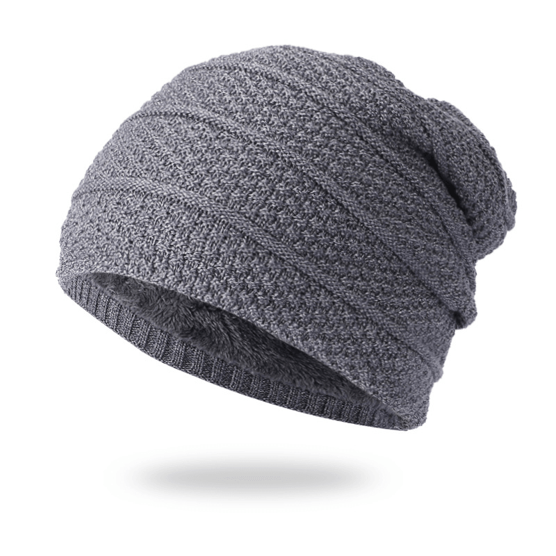 Knitted Warmth and Velvet Padded Ear Protection Toe Cap