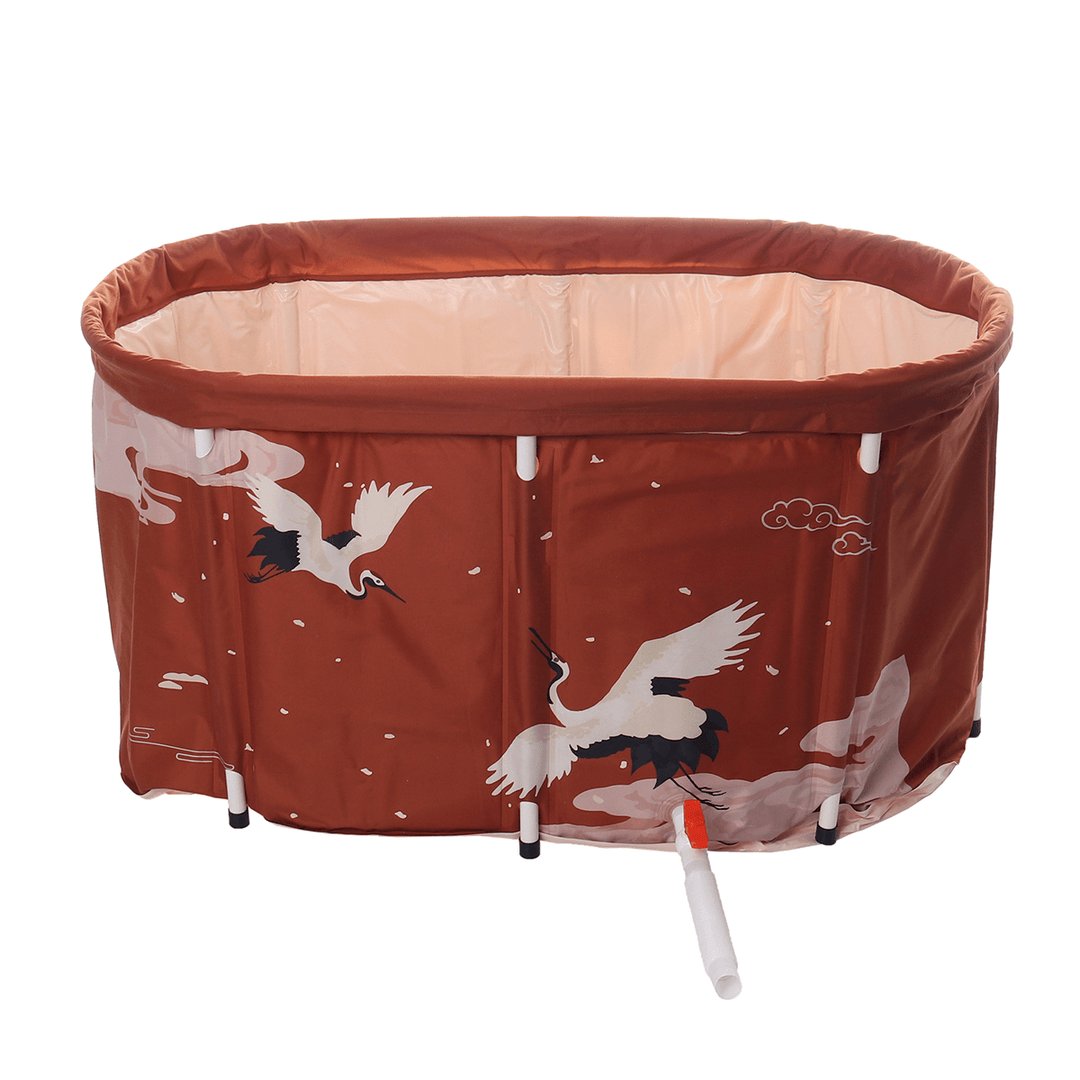 Crane Folding Bathtub Water Tub Indoor Outdoor Portable Adult Spa Bath Bucket