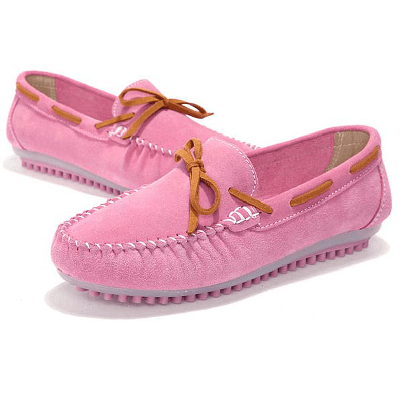 Women Casual Flat Shoes Lace up round Toe Flats Soft Sole Flat Loafers