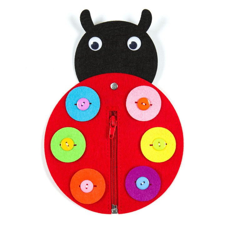 Non Woven Button Toy Diy Handmade Zipper