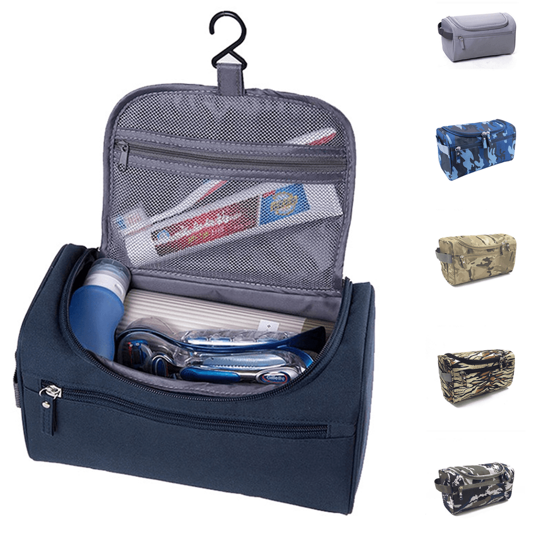 Waterproof Hanging Travel Toiletry Kit Wash Bag Shaving Case 300D Oxford Cloth Cosmetic Bag