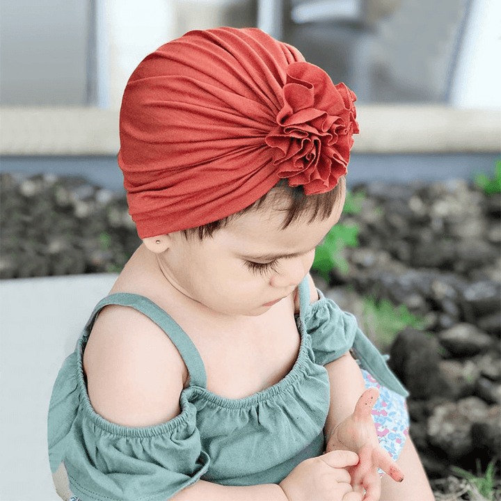 Pleated Flower Hat