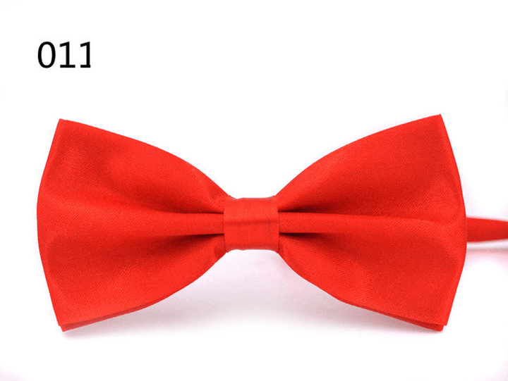 Bright Casual Men'S Solid Color Bow Tie