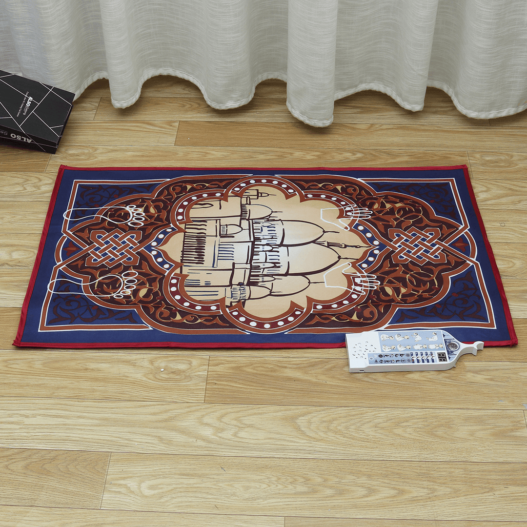 110X70Cm Islamic Worship Mat Electronic Prayer Blanket Smart Worship Blanket Electronic Worship Blanket