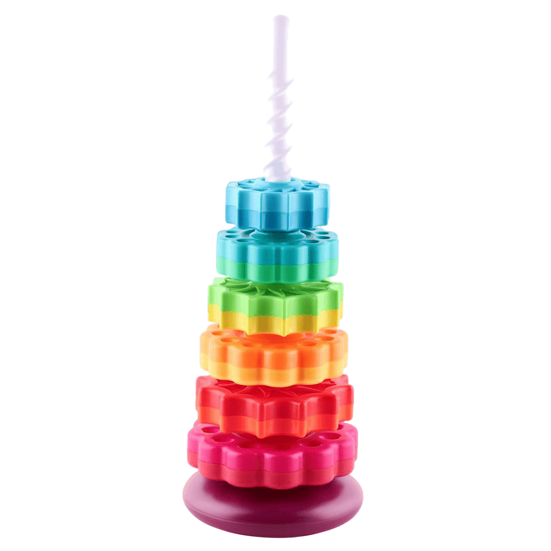 Infant Large Rainbow Revolving Tower