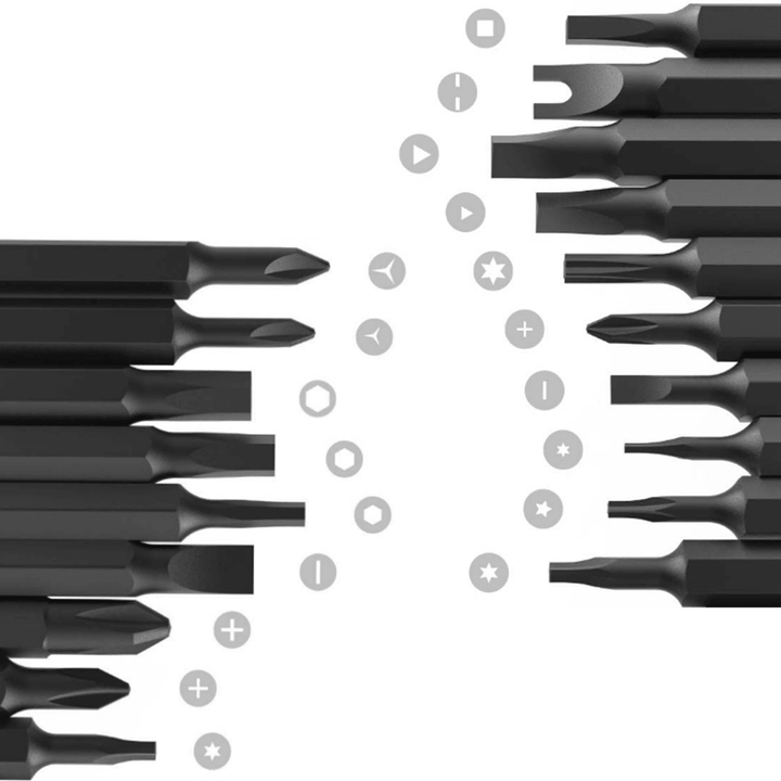 Wowstick X0 18Pcs Multi-Purpose 4Mm S2 Steel Screw Bit Accessories Set for Electric Screwdriver