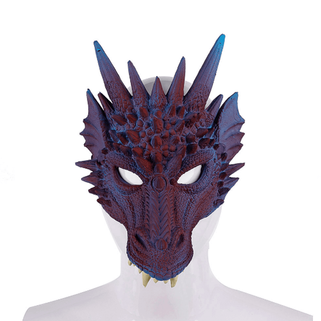 3D Animal Dragon Horror Mask Props Halloween Carnival Halloween Party Cosplay