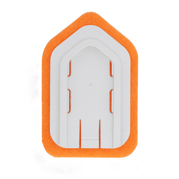 2PCS Orange Spare Washer Triangular Brush Head Bathub Scrubber Refill