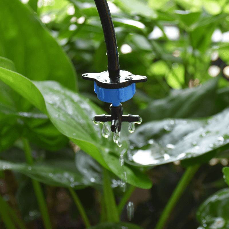 20 Set 8L Arrow Drip Irrigation System 4-Way Micro Flow Dripper Potted Plants with Greenhouse