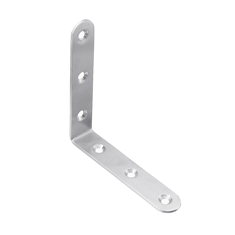 Stainless Steel Corner Braces Joint Code L Shaped Right Angle Bracket Shelf Support for Furniture