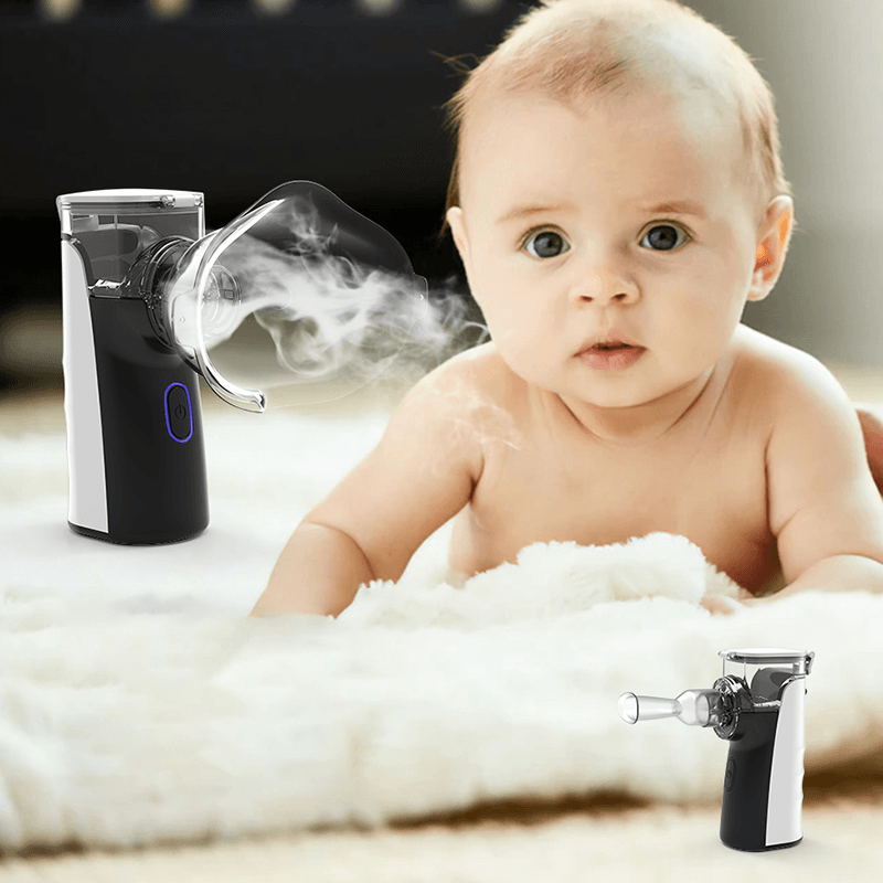 BOXYM N3BA Mini Handheld Nubulizer Silent Ultrasonic Medical Steaming Inhaler Portable Rechargeable Humidifier