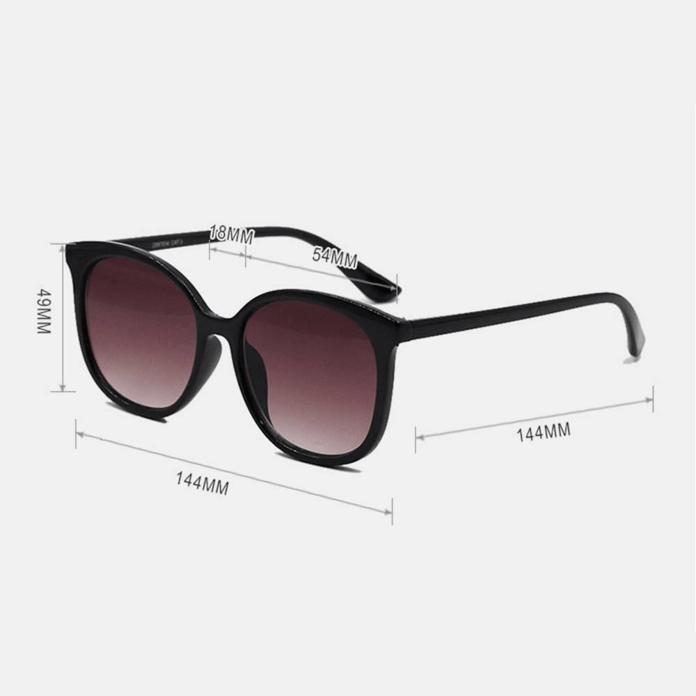 Unisex PC Full Frame Tinted Lens UV Protection Fashion Sunglasses