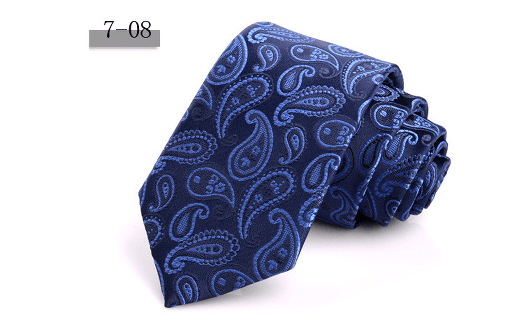 New Men'S 7Cm Striped Business Formal Tie