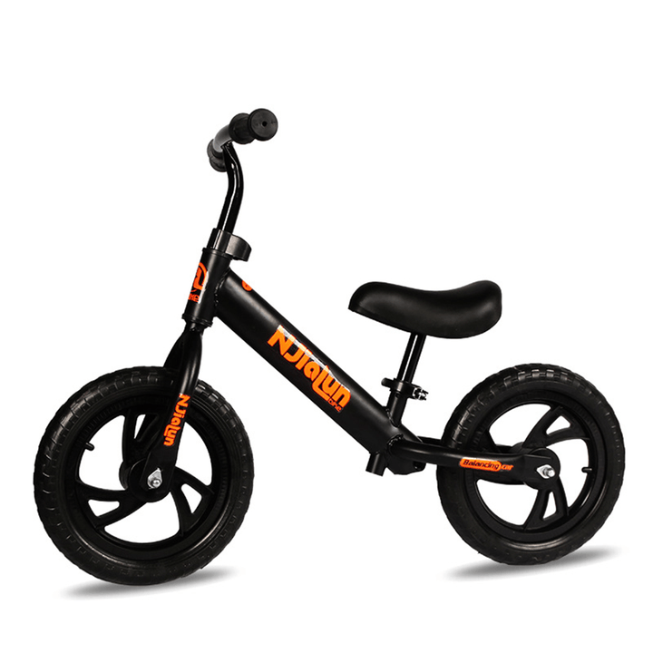 12Inch Kid Balance Bike Adjustable Height No-Pedal Childrens Balance Bike Beginner Rider Training Push Bike for 2-6 Years Old Christmas Gift