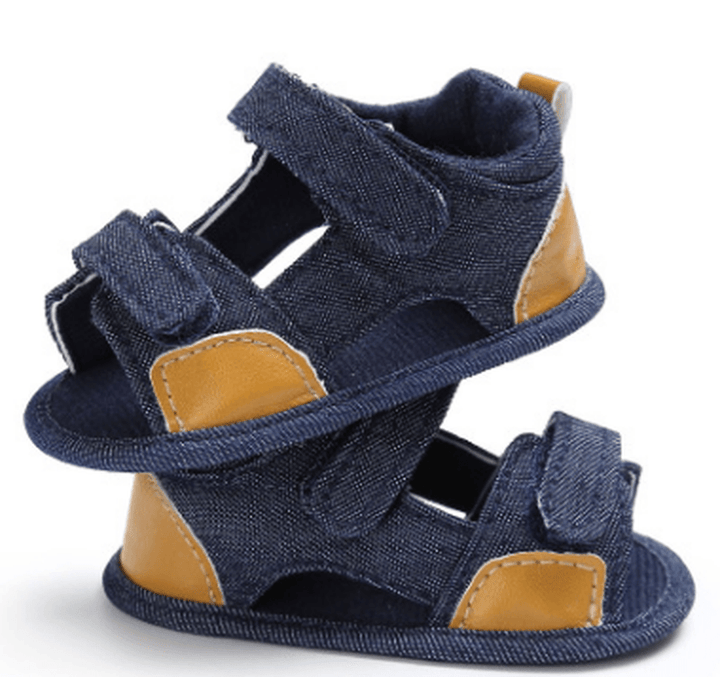 Denim Baby Velcro Sandals Toddler Shoes Baby Shoes - MRSLM