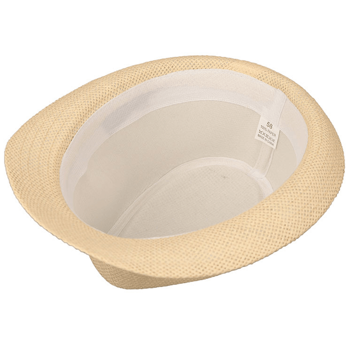 Monofilament Straw Hat Solid Color Parent-Child