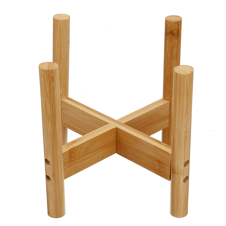 Plant Shelf Wooden Rack Holder Flower Pot Stand Wood Home Garden Display