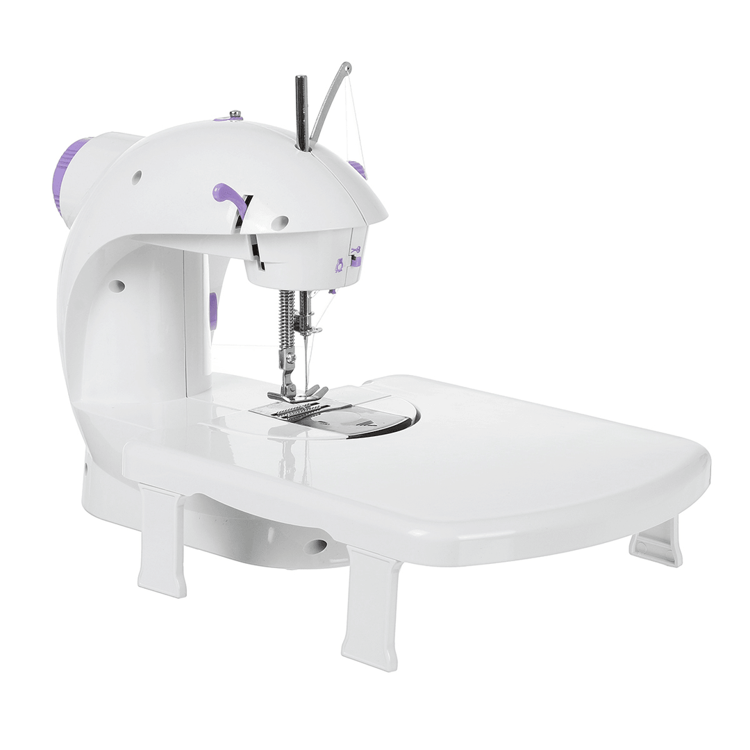 Rechargeable Portable Electric Sewing Machine Household Mini Sewing Machine W/ Light