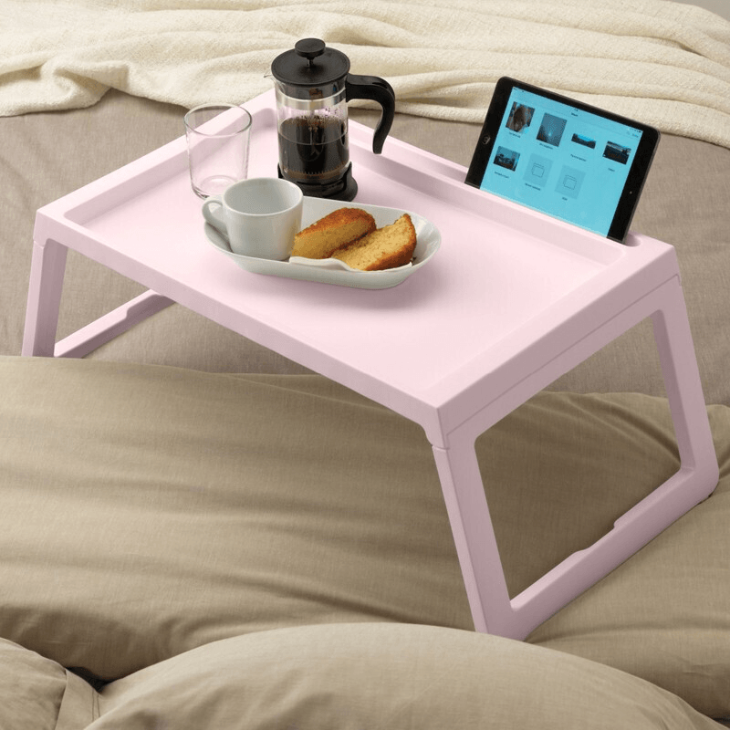 Portable Foldable Plastic Laptop Desk Stand Lapdesk Computer Notebook Multi-Functional Bed Sofa Breakfast Tray Table Office Serving Table