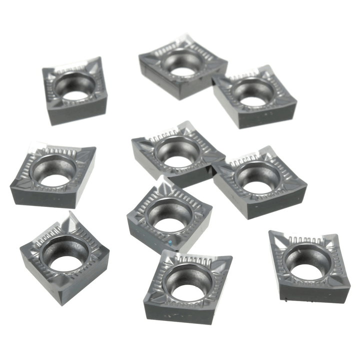 10Pcs CCGT09T304-AK H01 /CCGT32.51-AK H01 Aluminum Inserts Blade CNC Tools