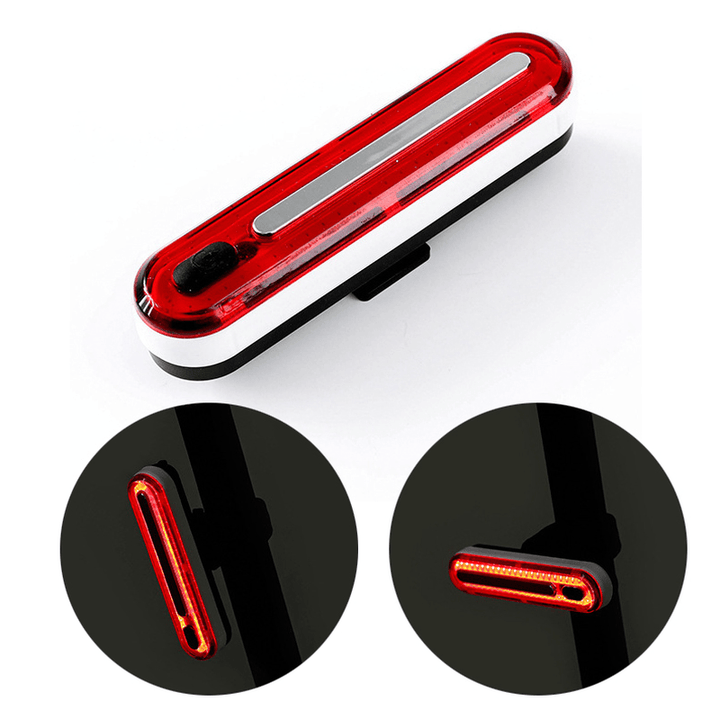 XANES® TL40 37G Lightweight Waterproof Rechargeable Bike Tail Light Bicycle Warning Light for Night Safe Riding