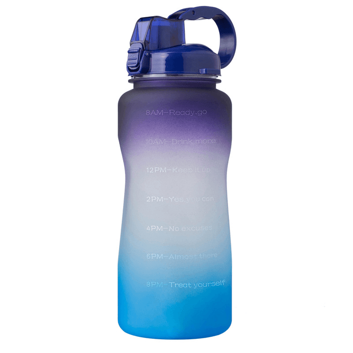 Ipree¬Æ 2000Ml Sport Kettle Food Grade Material Bouncing Cover Straw Water Bottle with Handle for Outdoor Camping Travel - MRSLM