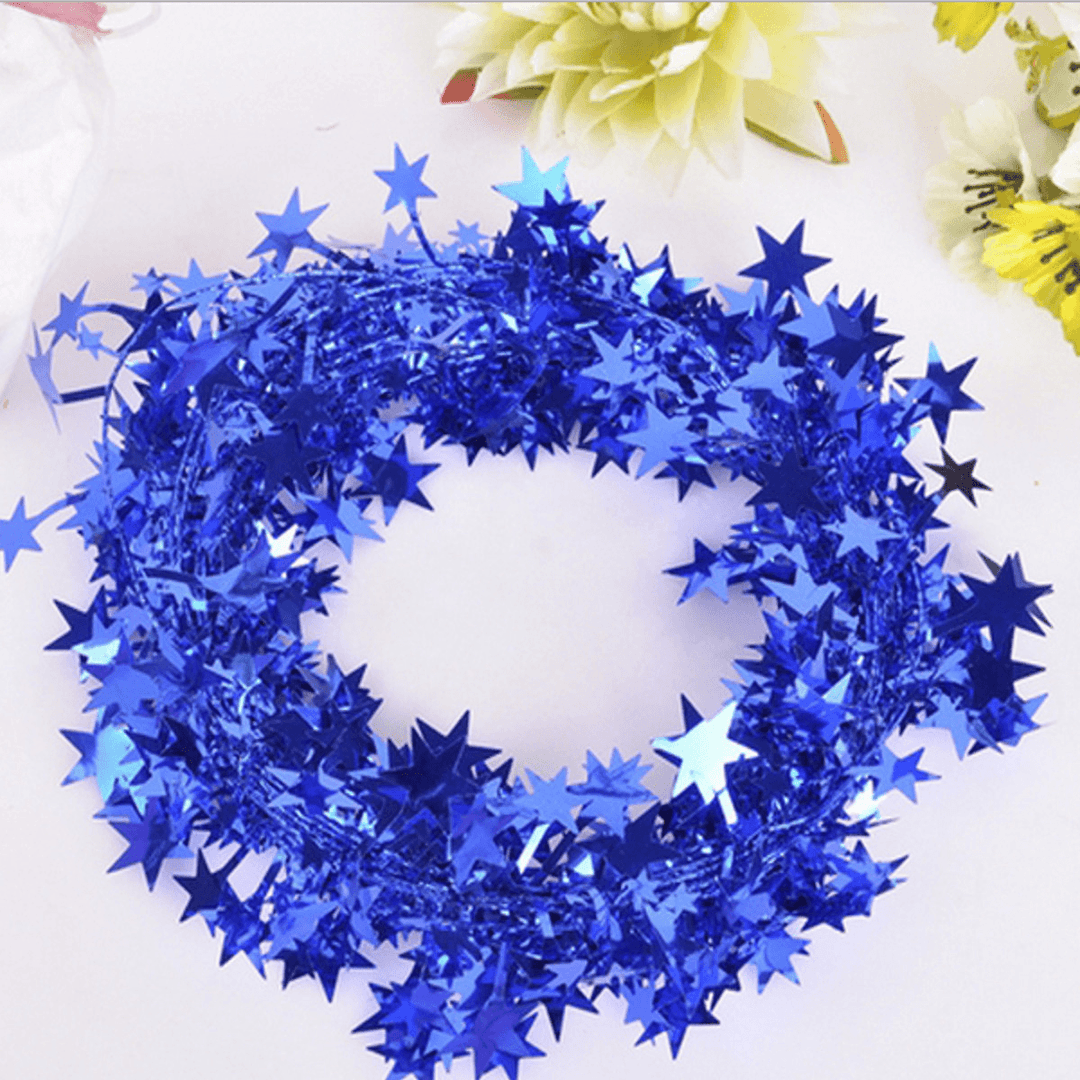 5M Christmas Xmas Tree Decoration Star Rattan Ornament