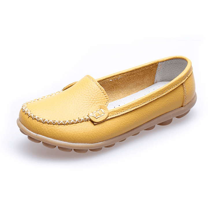 Women Casual Flats round Toe Loafers Soft Sole Slip on Flat Loafers