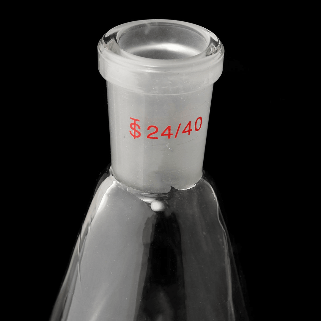 1000Ml,24/40,Glass Erlenmeyer Flask,1L,Conical Bottle,Lab Chemistry Glassware