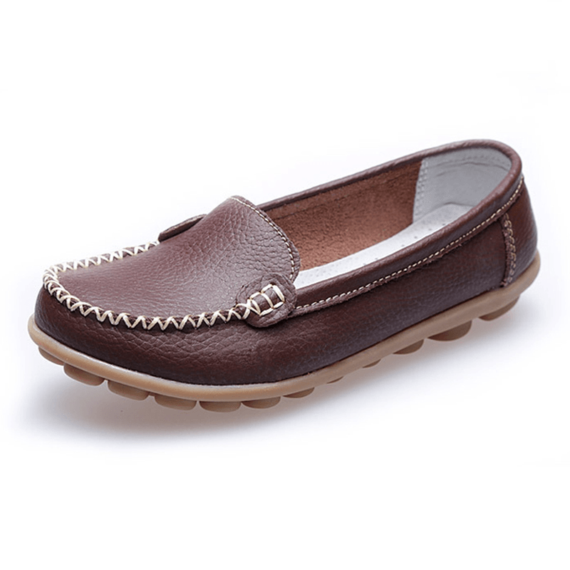 Women Casual Flats round Toe Loafers Soft Sole Slip on Flat Loafers