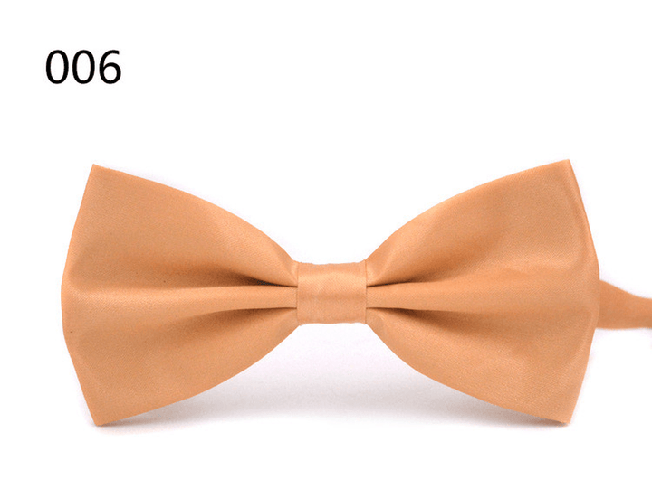 Bright Casual Men'S Solid Color Bow Tie