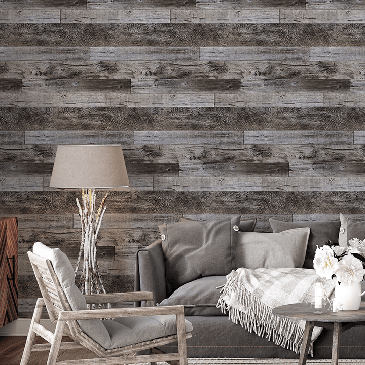 10M Retro Brick Wallpaper Wall Sticker Smooth Waterproof PVC Self-Adhesive Decoration