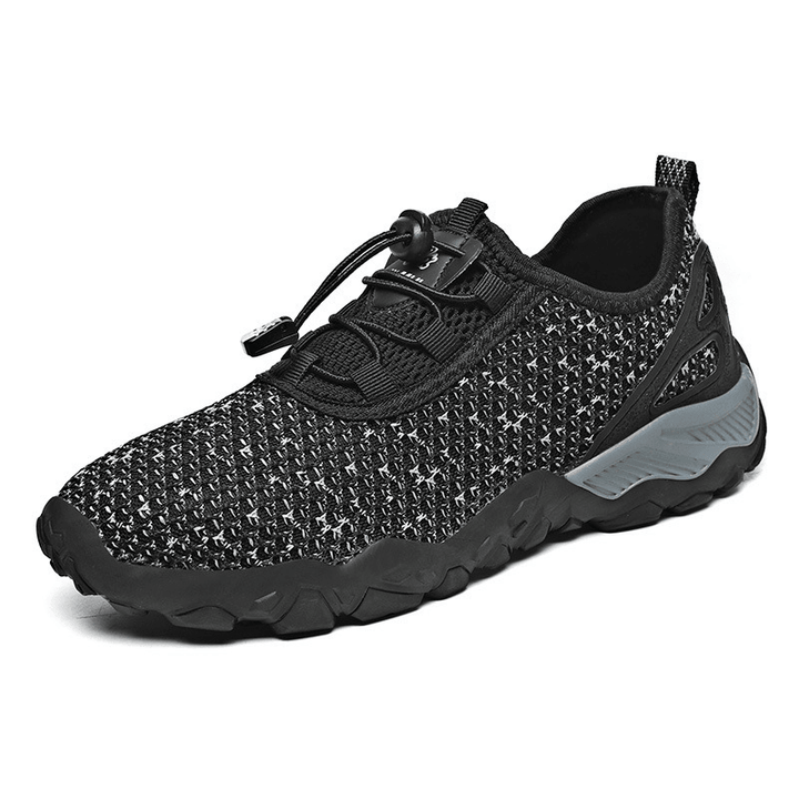 Men Mesh Breathable Lightweight Non Slip Climbing Casual Outdoor Shoes