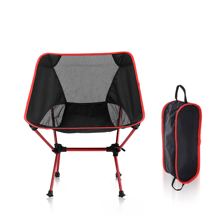 Folding Chair Portable Aluminum Moon Chair Leisure Folding Chair Outdoor Beach Outdoor Fishing Camping Barbecue Picnic Beach Load 150Kg