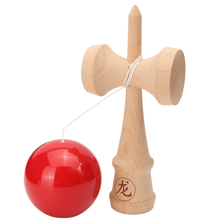 Wood Kendama Toy Professional Solid Skillful Juggling Ball Children Game Skill Toy - MRSLM