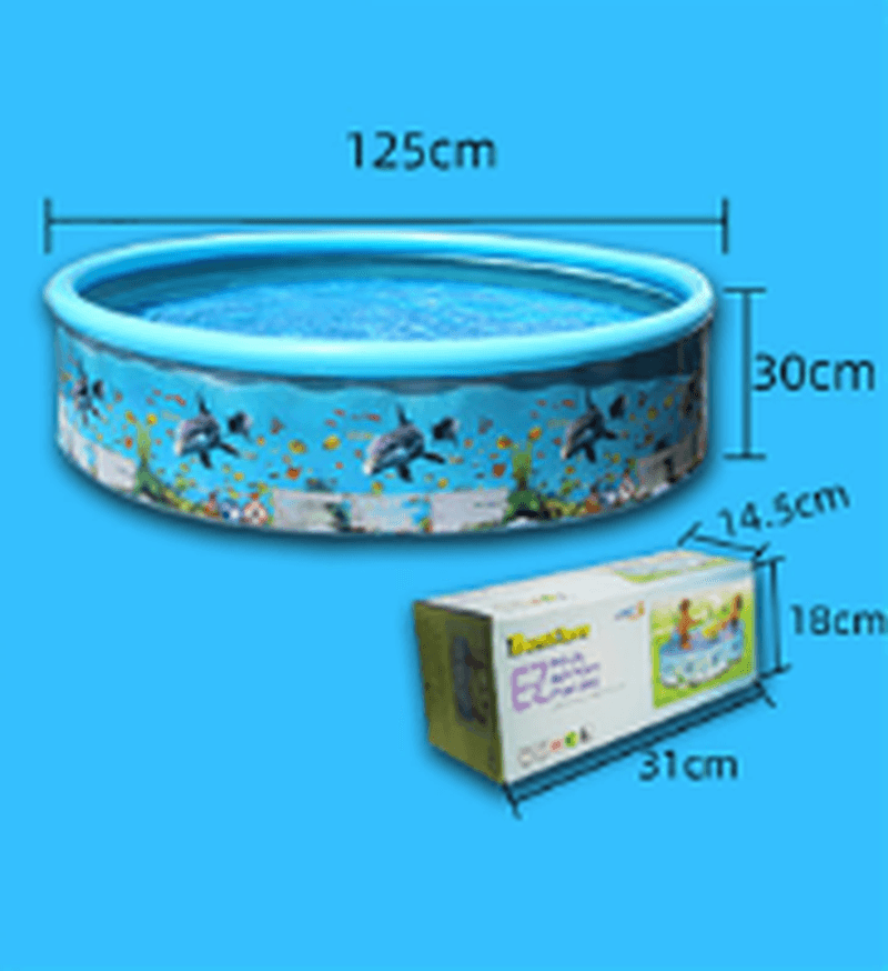 125/155/186/247Cm Retractable Inflatable Swimming Pool Large Family Summer Outdoor Play Party Supplies for Kids Adult - MRSLM