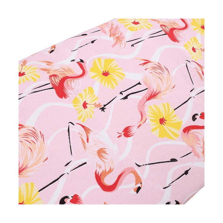 Padded Ironing Board Cover Retaining Flamingo with Heat-Reflective 2-Layers Cotton Pad