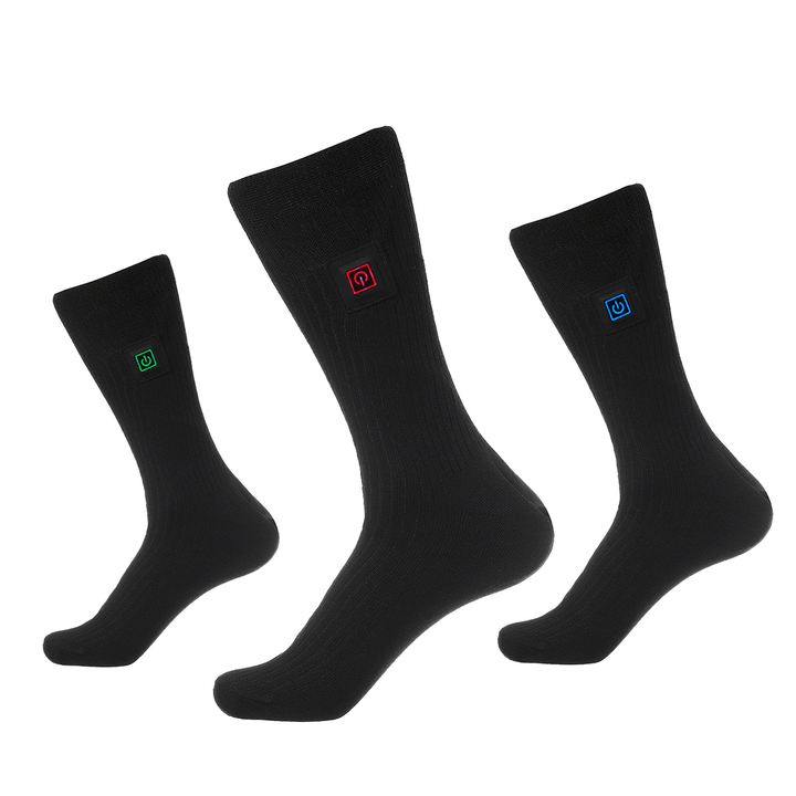 Electric Heated Socks 3 Gear Adjustable Temperature 110-220V