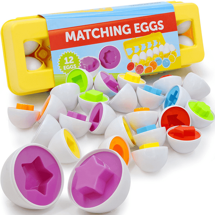 Early Education Assembling Toy Matching Eggs