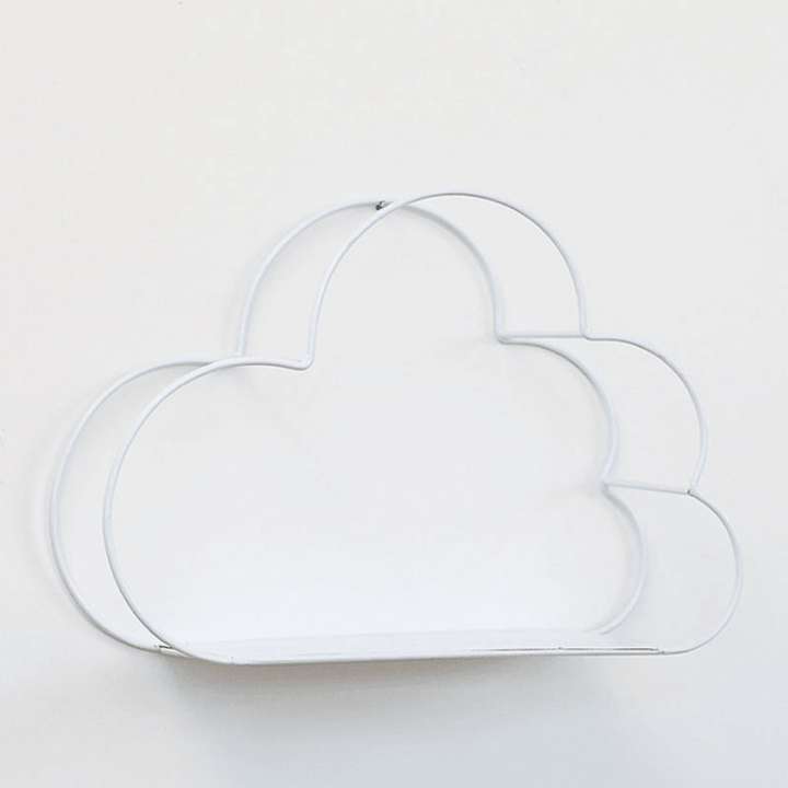 Multi-Function Storage Rack Wall Hanging Rack Cloud Shaped Floating Shelf Rack - MRSLM