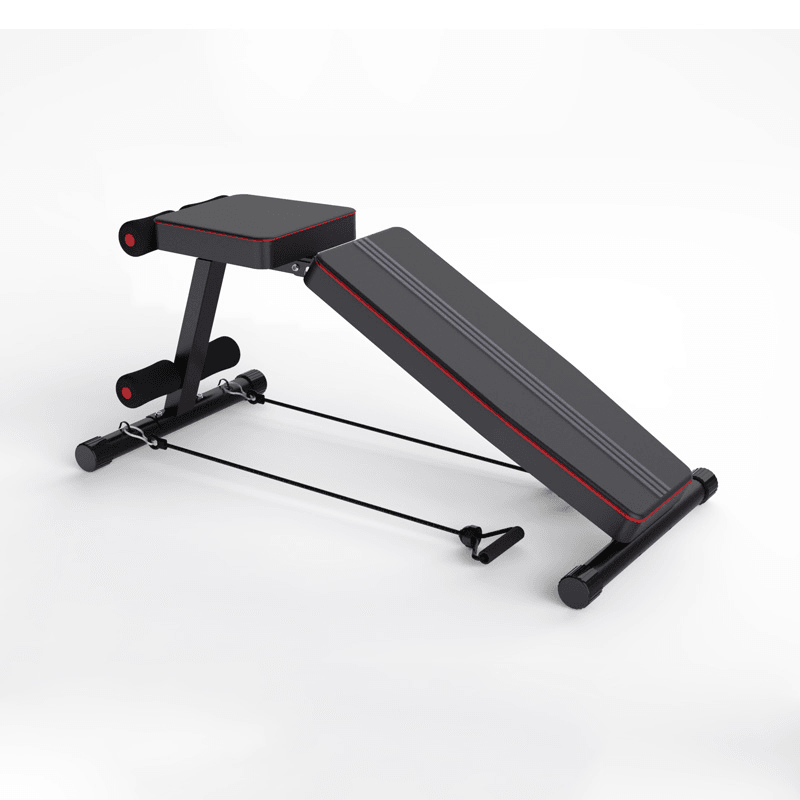 [US Direct]Bominfit Fitness Sit-Up Chair Adjustable Weight Foldable Portable Sit up Benches Indoor Gym Exercise Equipment