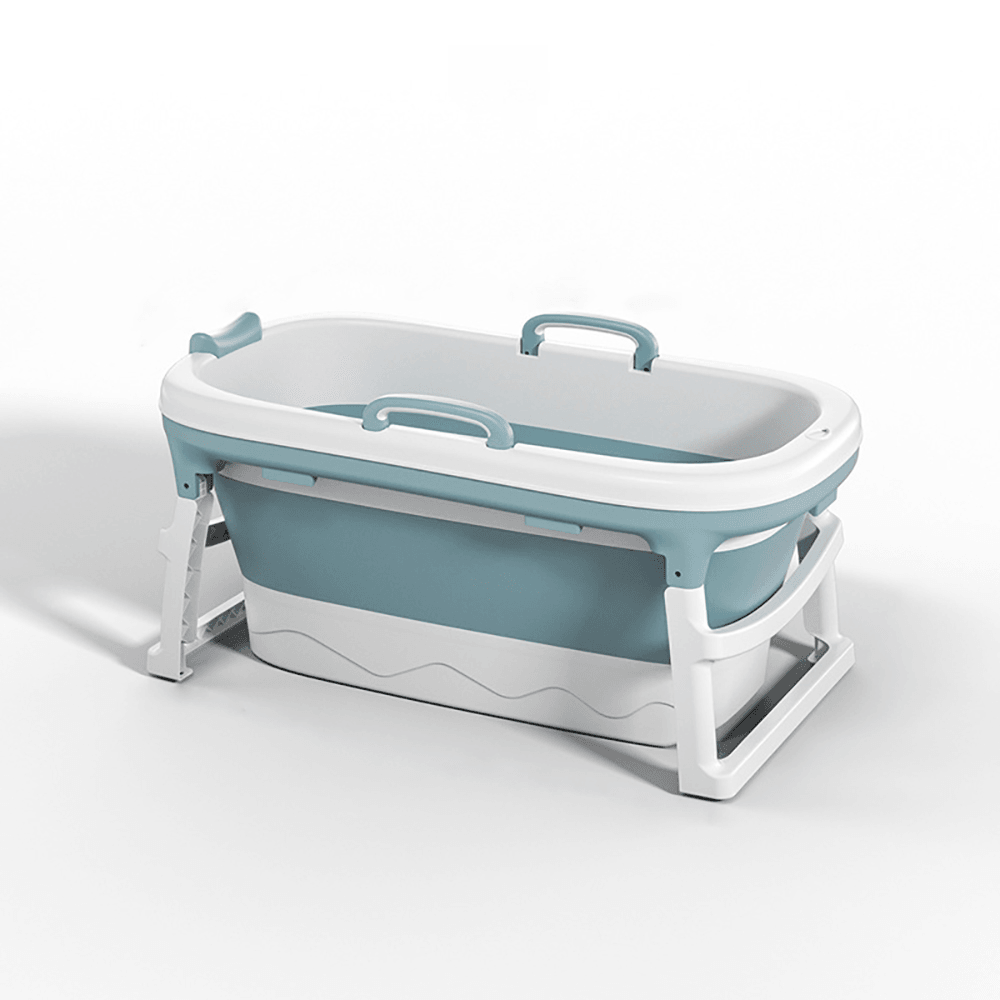 1.15/1.38M Large Thickened Bathtub Bath Barrel Adult Children'S Folding Tub Basin Baby Swim Tub Sauna 2Size