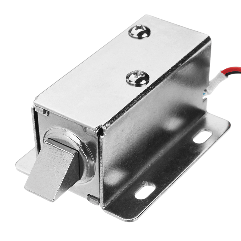 12V DC 0.65A Electric Lock Assembly Solenoid Cabinet Drawer Door Lock Tongue Latch