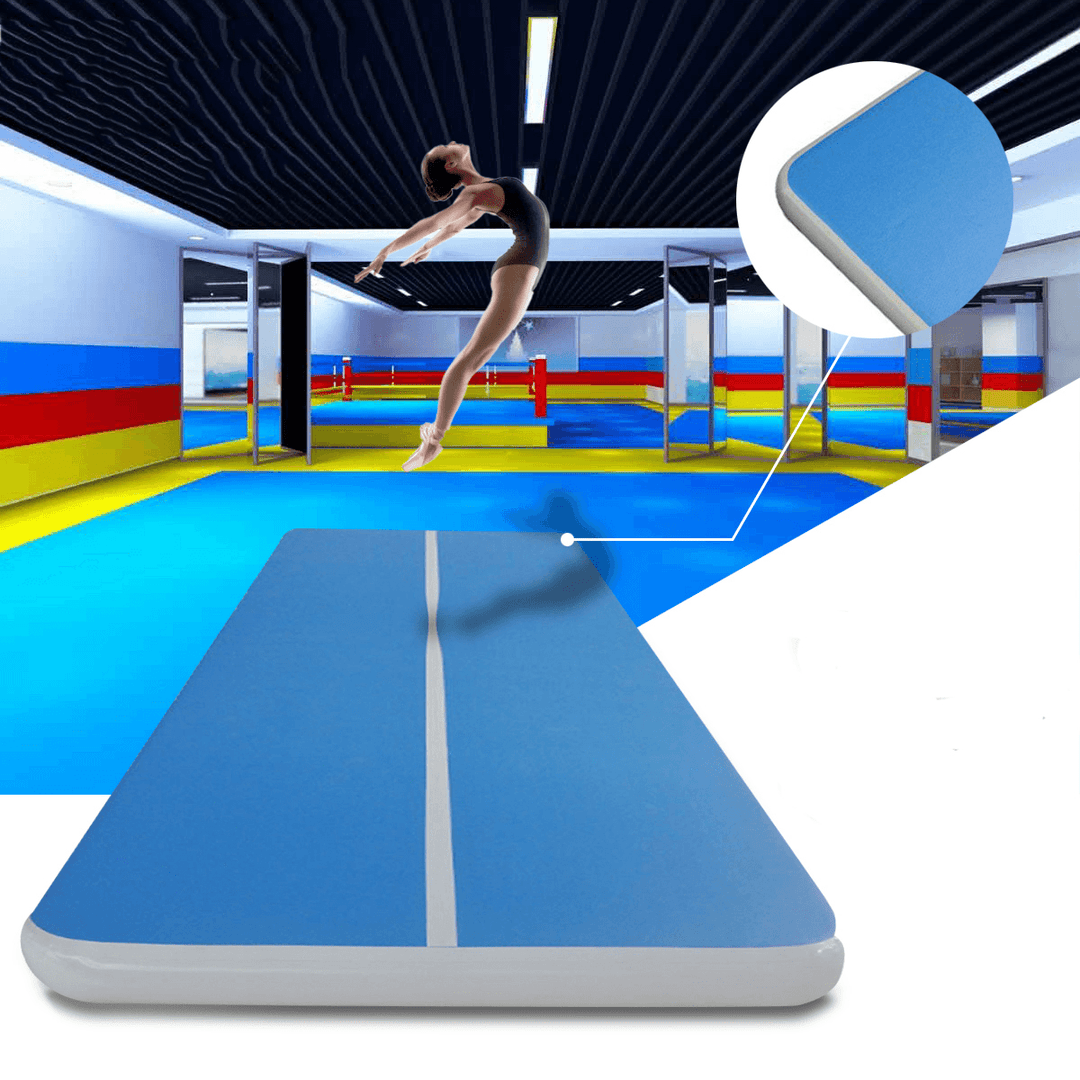 472X78X7.8Inch Inflatable Gym Mat Air Track Floor Tumbling Gymnastics Cheerleading Pad - MRSLM