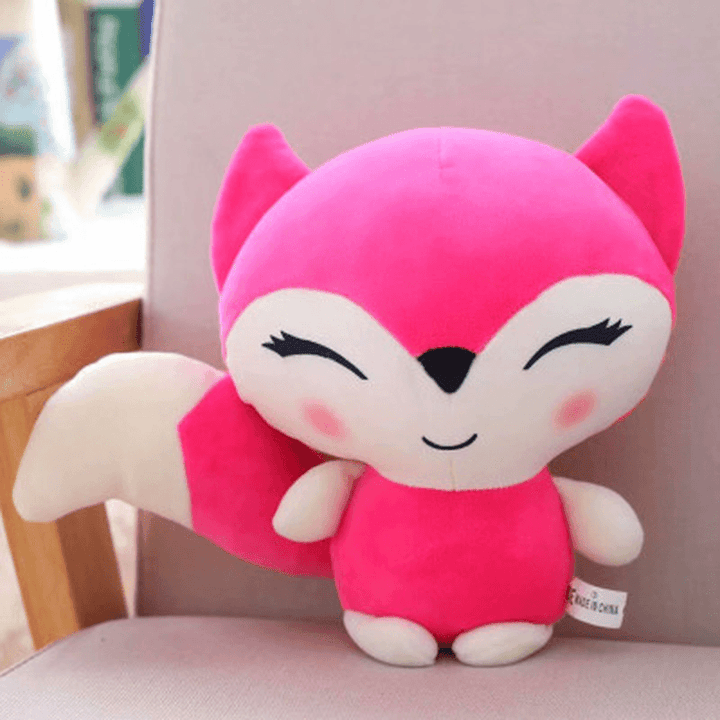 Cartoon Little Fox Doll Plush Toy Soft Ragdoll Cute Children'S Doll Give Girl Birthday Gift