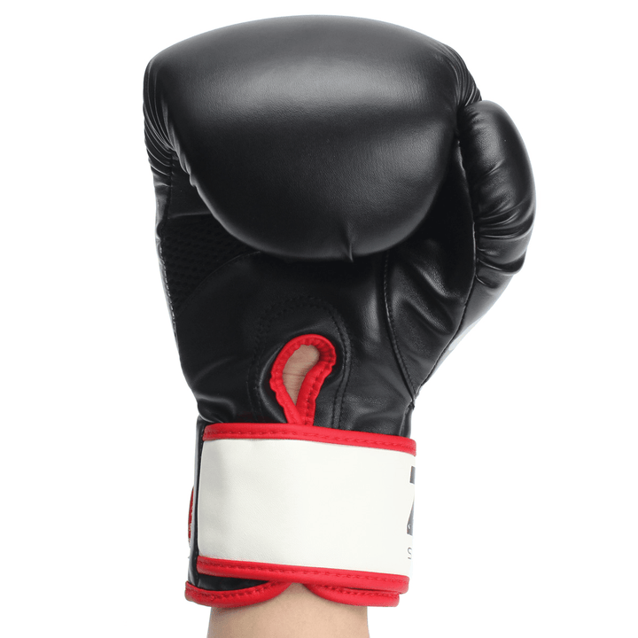 1 Pair Boxing Gloves PU Leather Thai Gym Punching Bag Fighting Mittens Gloves Sport Fitness Boxing