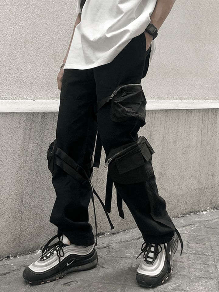 Strapping Overalls American Functional Flared Pants